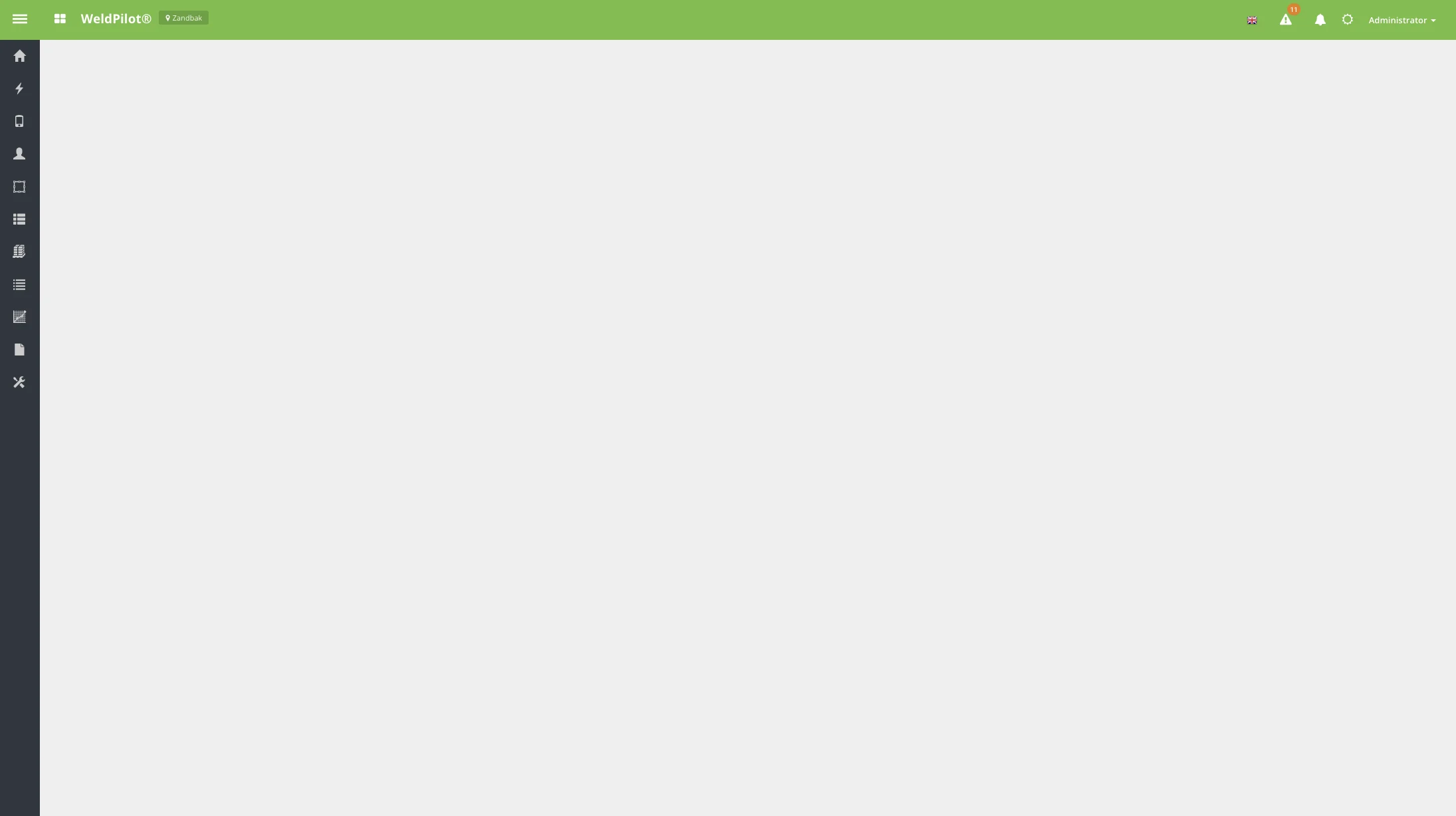 Navigation: Weld data → WPS Designer